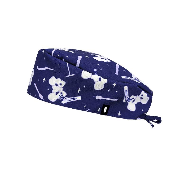 Gorro de quirófano inspirado en la Osteosíntesis de cadera lo hace ideal para profesionales médicos con esta especialización