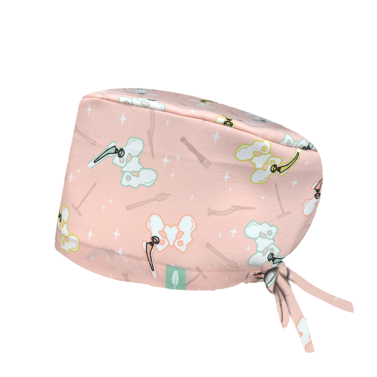 Gorro de quirófano inspirado en la Osteosíntesis de cadera lo hace ideal para profesionales médicos con esta especialización