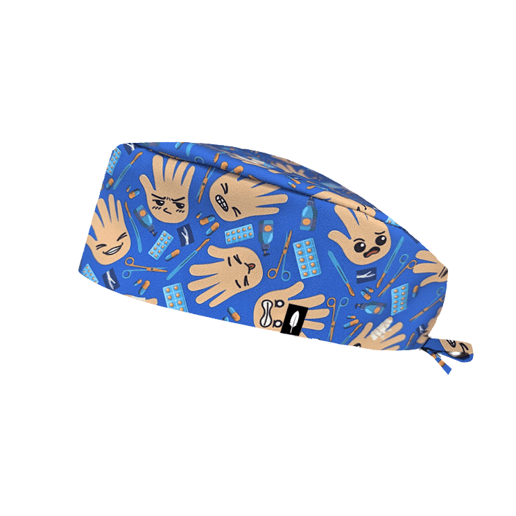 Gorro quirúrgico MANITOONS está pensado para Traumatólogos y Cirujanos ortopédicos especializados en mano 