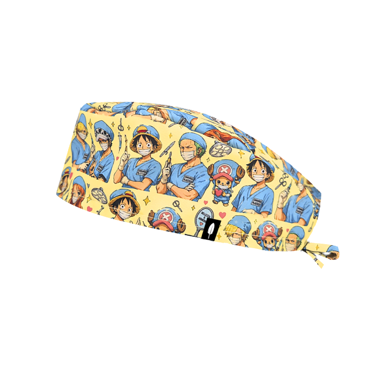 Gorro quirófano robin Hta pelo corto One Piece.