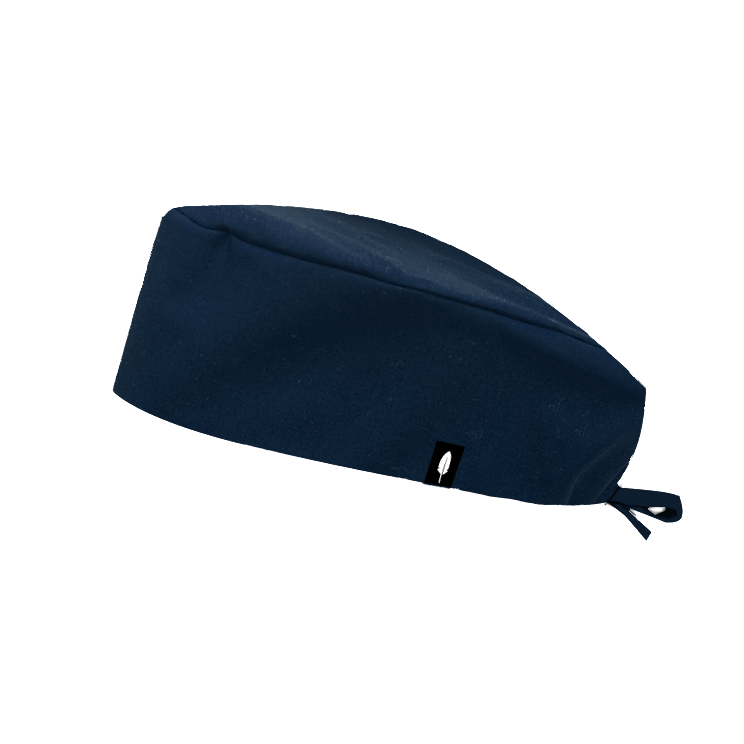 Gorro quirúrgico confeccionado con Sartex médico, desarrollado para quirófano y sala blanca.