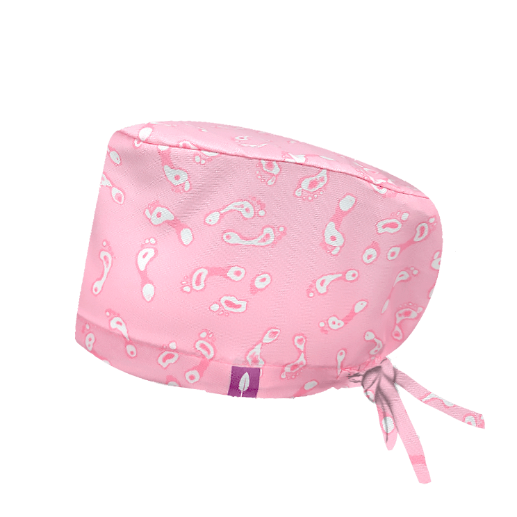 El gorro PRESSURE PRINT se inspira en los análisis de presión plantar, convirtiendo los datos clínicos en un diseño original