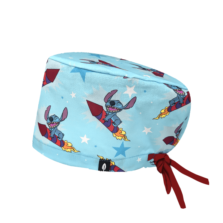 Gorro quirófano Stitch pelo largo Robin Hat.