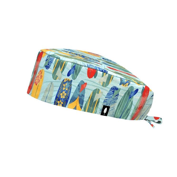 Gorro de quirofano Surf para pelo corto.